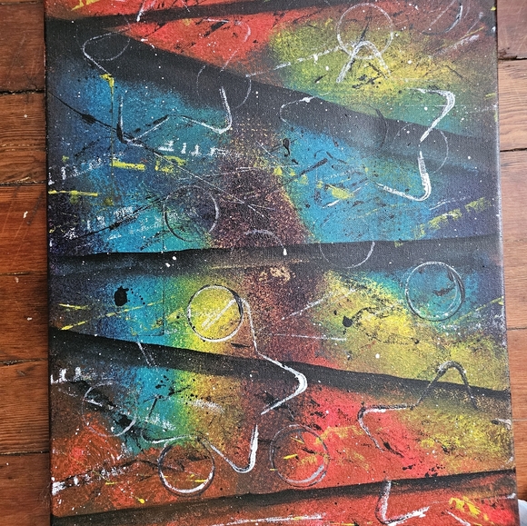 16x20 abstract painting - Picture 2 of 2